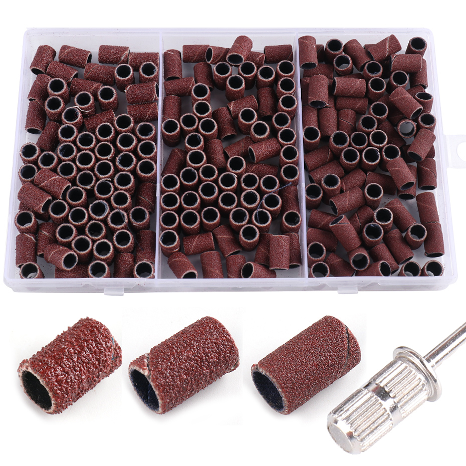 Woodworking Nails - 210pcs/Box Sanding Cap Bands For Electric