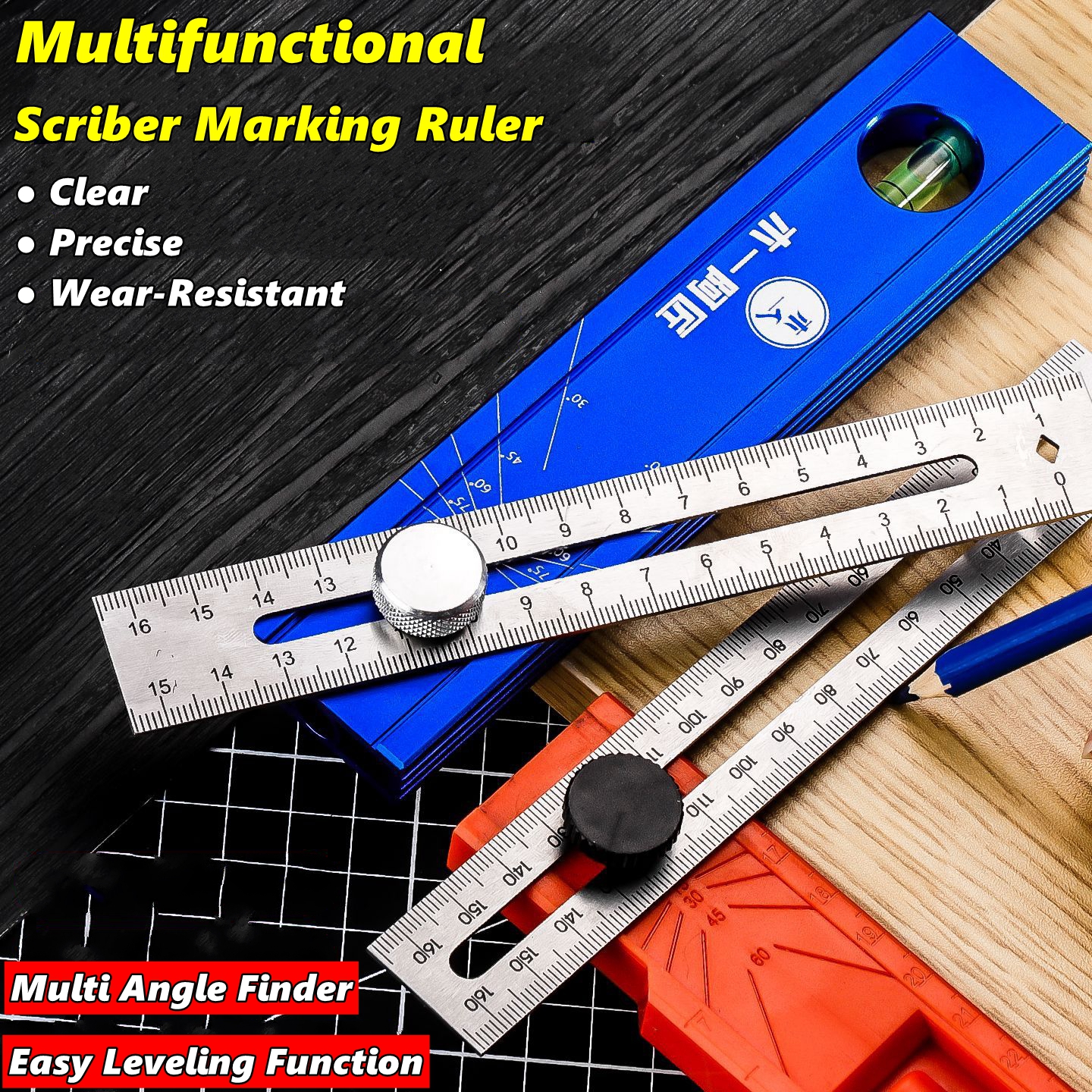 Woodworking Company - Scriber Marking Tools, Multi Angle Finder