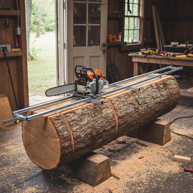 Lumber Woodworking - Lumber Cutting Rail Guide 15 ft