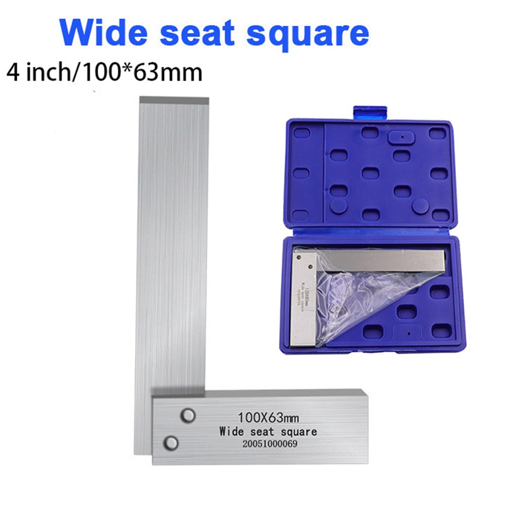 Woodworking Box - 4-Inch 90-Degree Angle Ruler, High Precision