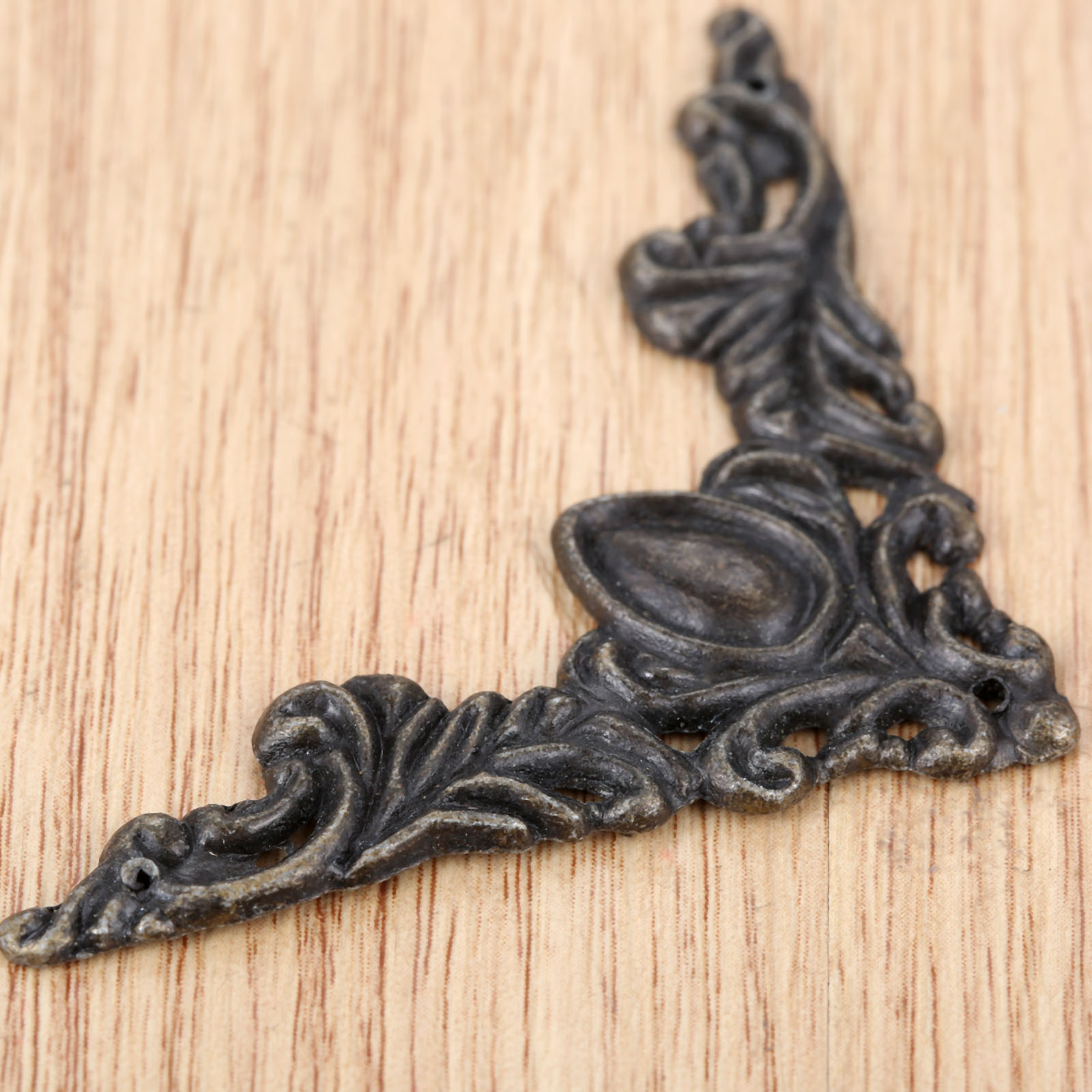 4Pcs Antique Bronze Decorative - Woodworking Box ulasan dan harga