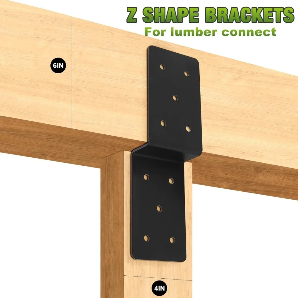 Z Shape Steel Corner Bracket,  - Lumber Woodworking ulasan dan harga