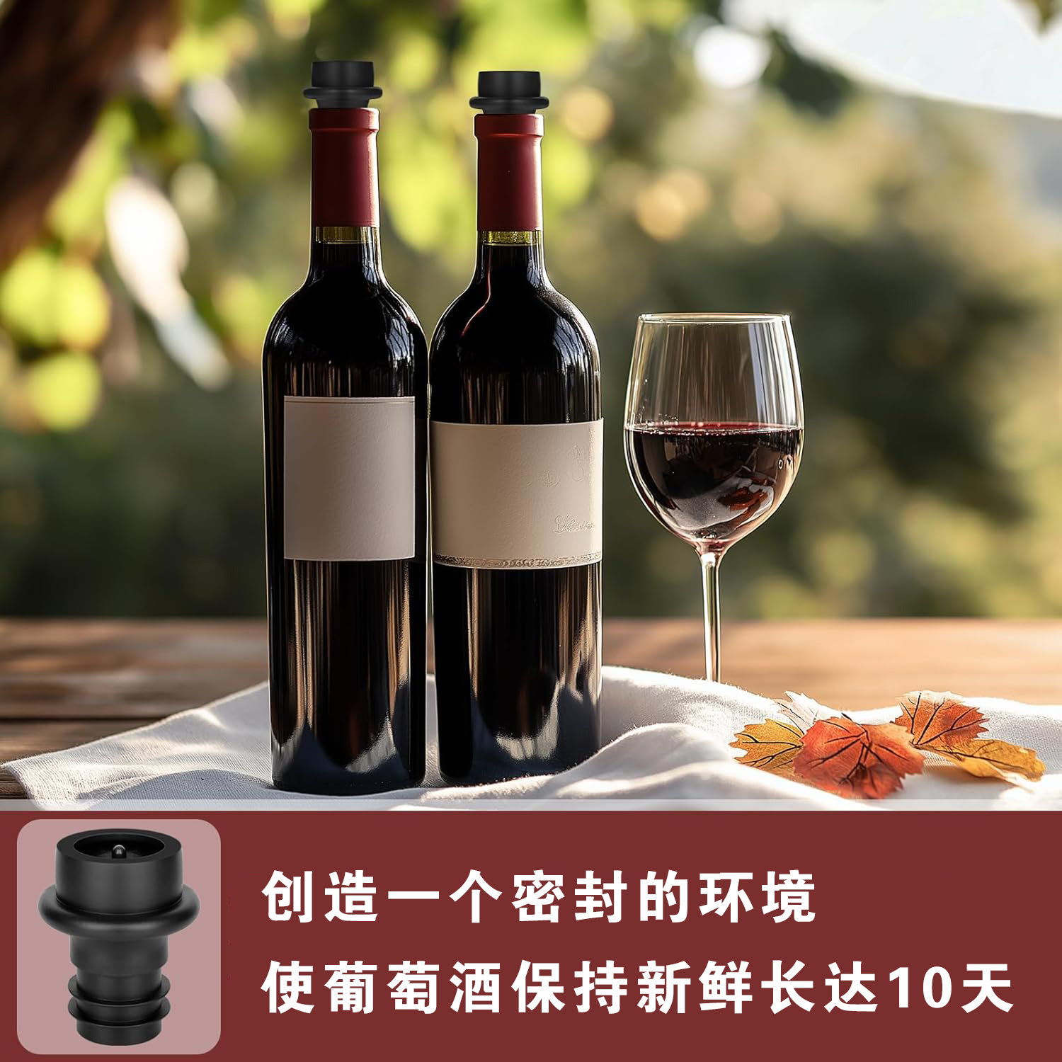 WOTOR Wine Stoppers ABS Plasti - Vacuum Woodworking ulasan dan harga