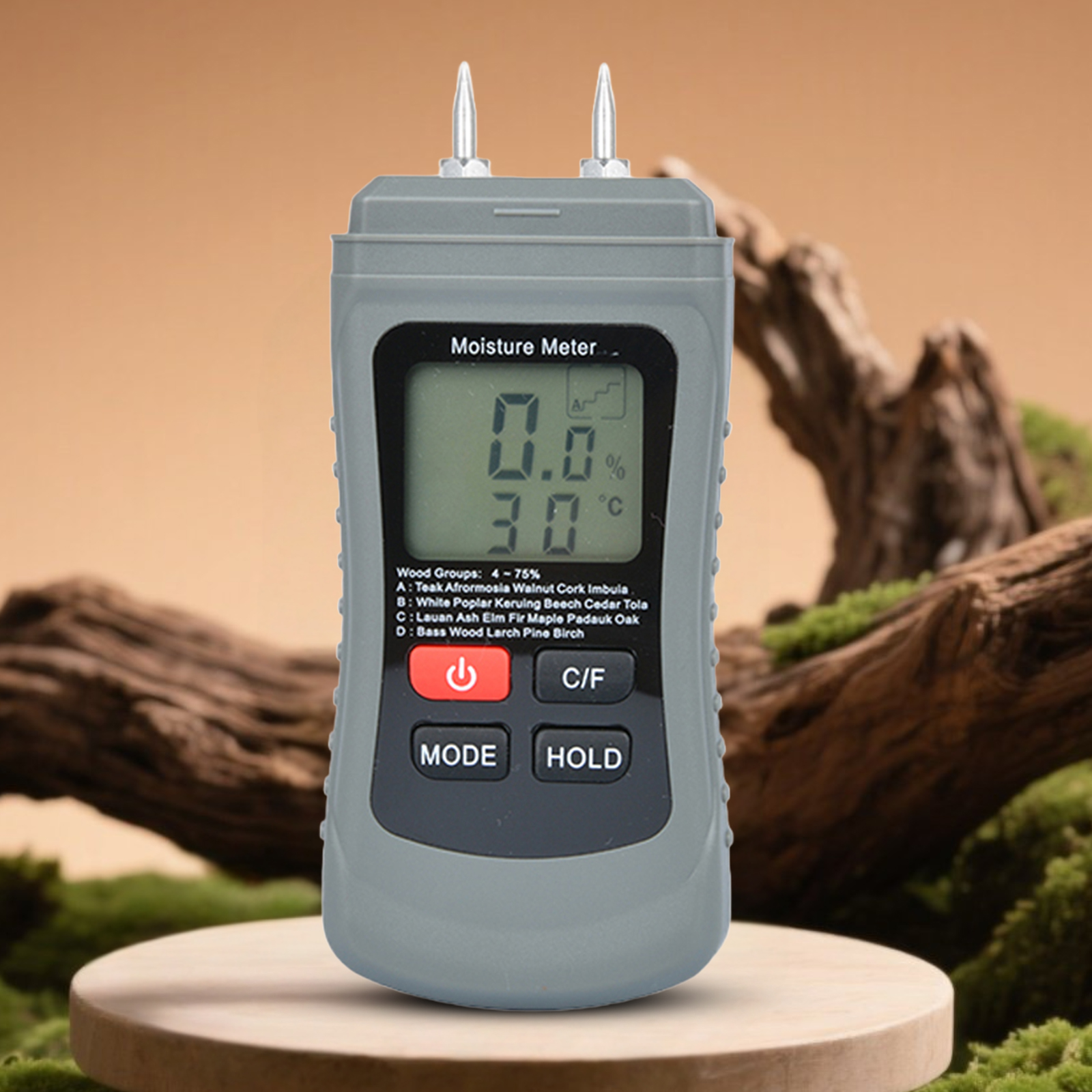 Two Pins Digital Wood Humidity - Lumber Woodworking ulasan dan harga