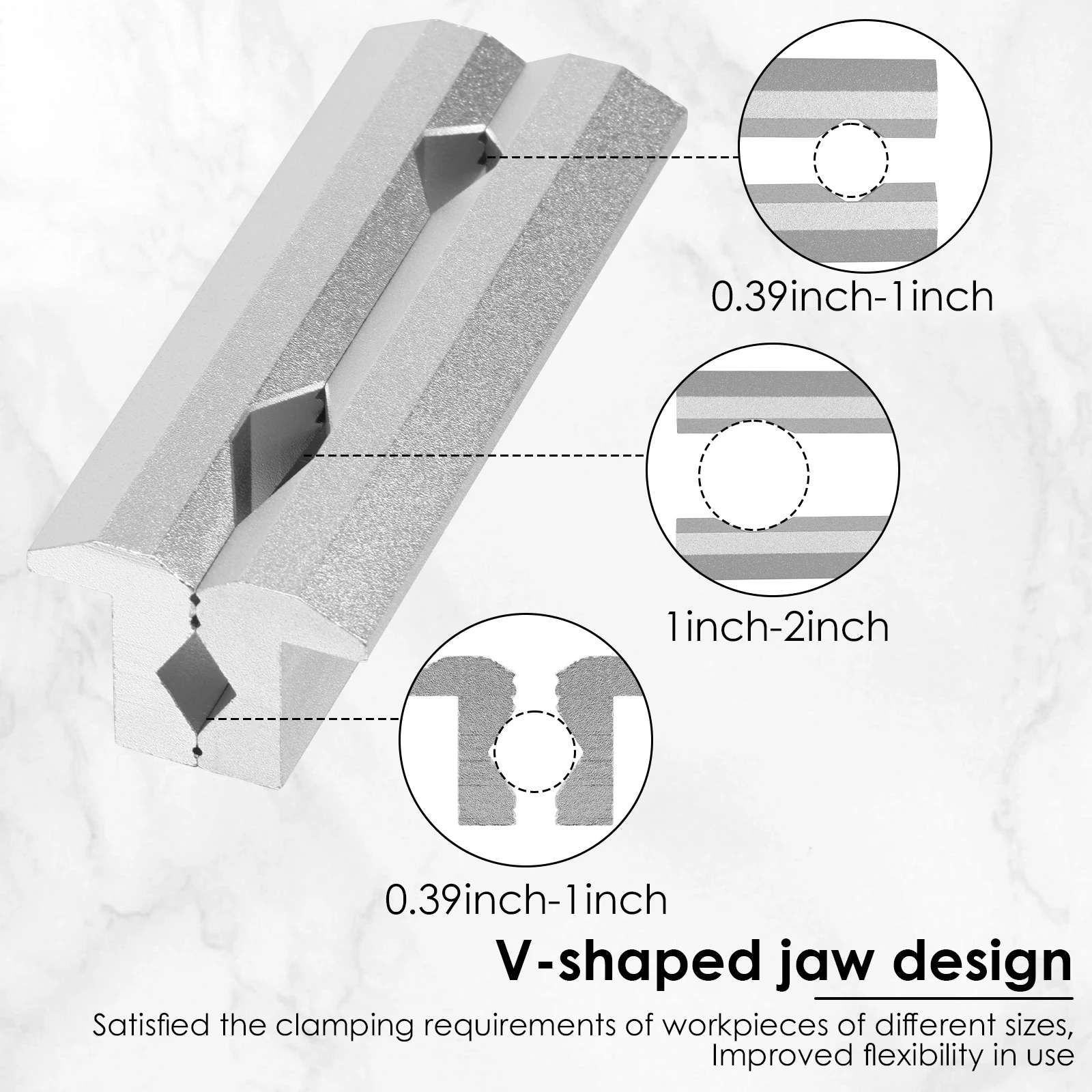 Magnetic Vise Jaws 4/5/6inch V - Woodworking Vise Types ulasan dan harga