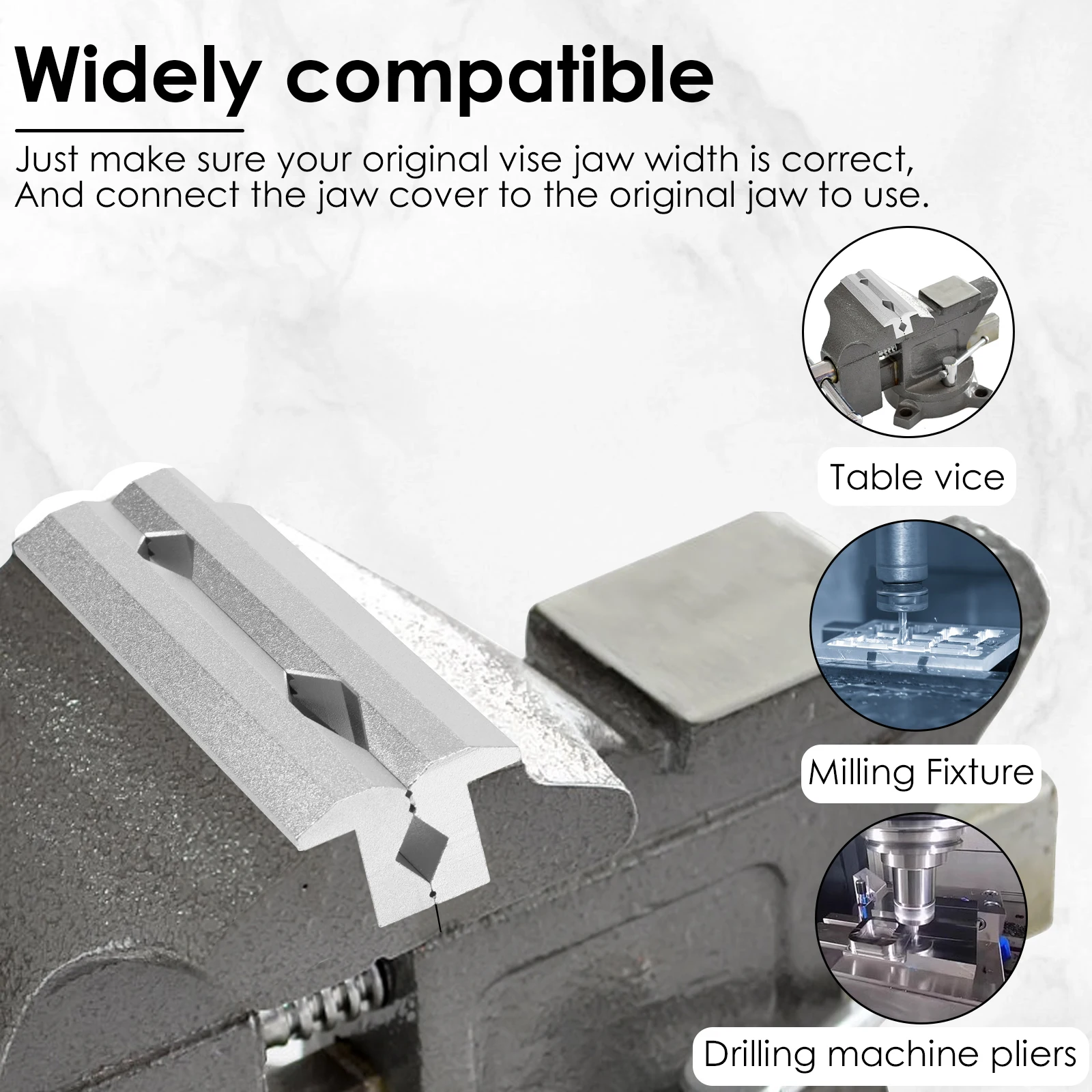 Magnetic Vise Jaws 4/5/6inch V - Woodworking Vise Types ulasan dan harga