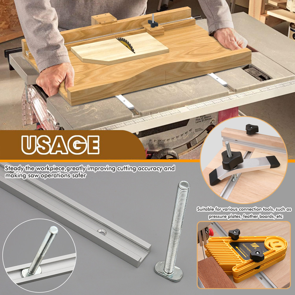 Woodworking 19# T-track Kit an - Woodworking Company ulasan dan harga