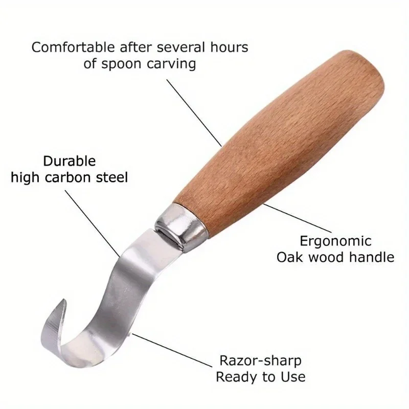 Wood Carving Knife Chisel Hook - Woodworking Company ulasan dan harga