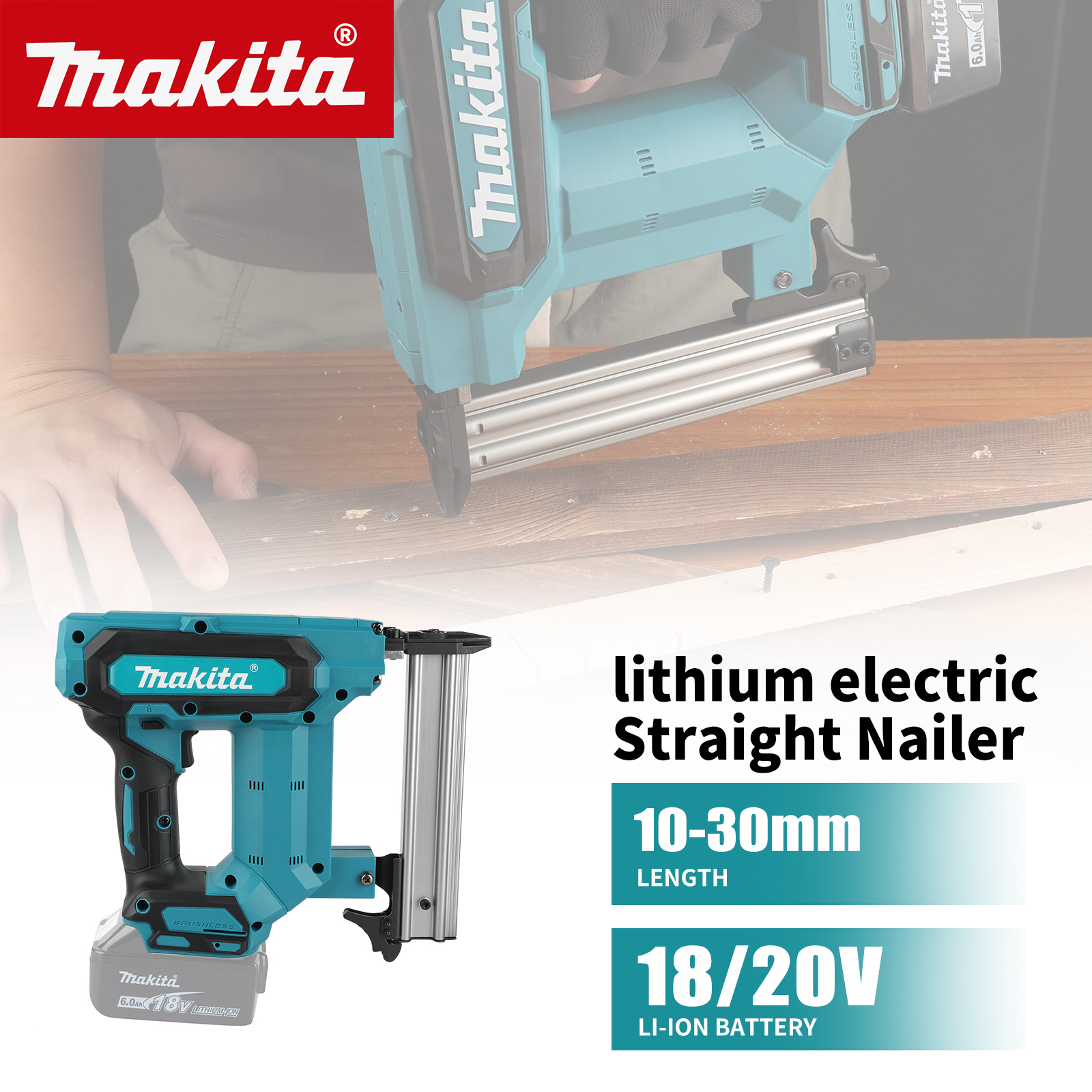NEW Makita F30 18V Lithium-Ion - Woodworking Nails ulasan dan harga