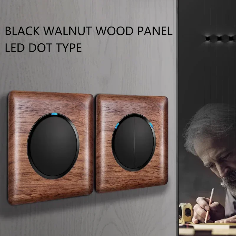 Retro Switch Socket Solid Wood - Woodworking Uk ulasan dan harga