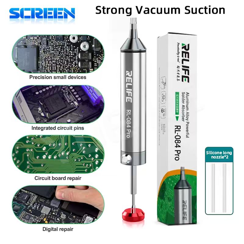 RELIFE RL-084 Pro Solder Sucke - Vacuum Woodworking ulasan dan harga