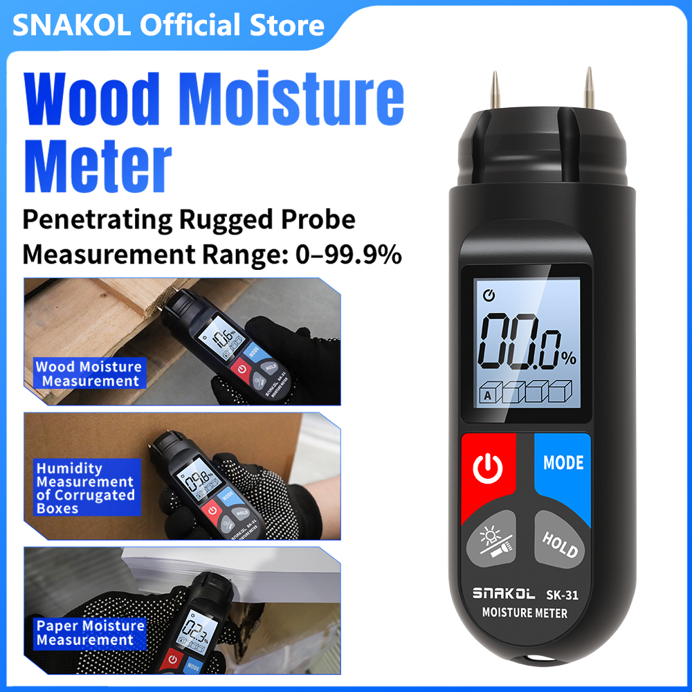 SK31 Digital Wood Moisture Met - Lumber Woodworking ulasan dan harga