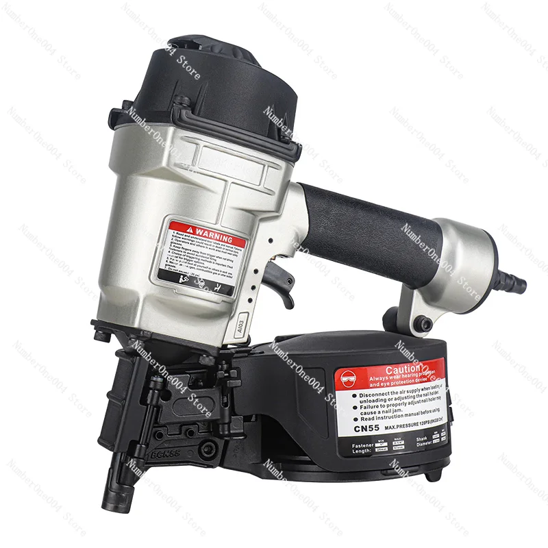Pneumatic Coil Nailer CN557080 - Woodworking Nails ulasan dan harga