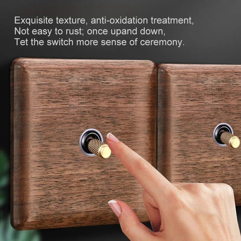 Retro Switch Socket Solid Wood - Woodworking Uk ulasan dan harga